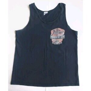 Mens Black Thunder In The Valley 2019 Johnstown, PA Cotton Tank Top Size XL